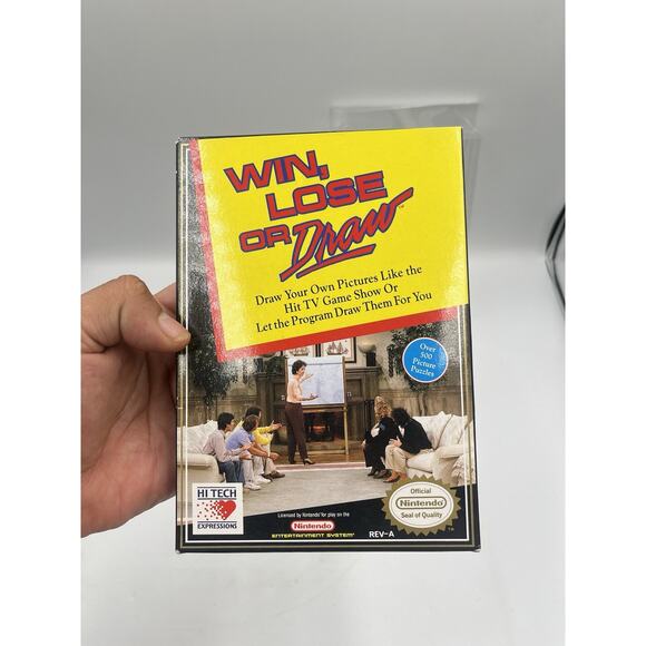 Win Lose Draw (Nintendo NES) Complete in Box CIB Near Mint - Picture 15 of 16